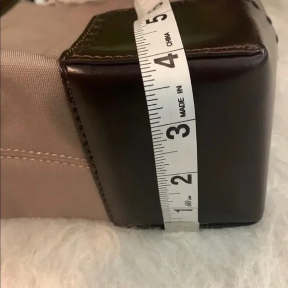 Cole Haan Estee Lauder Small Shopper Mink/Chocolate purse